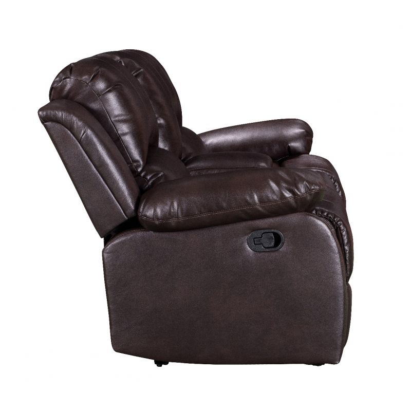 Sevilla Brown Leather Recliner 2 Seater Sofa